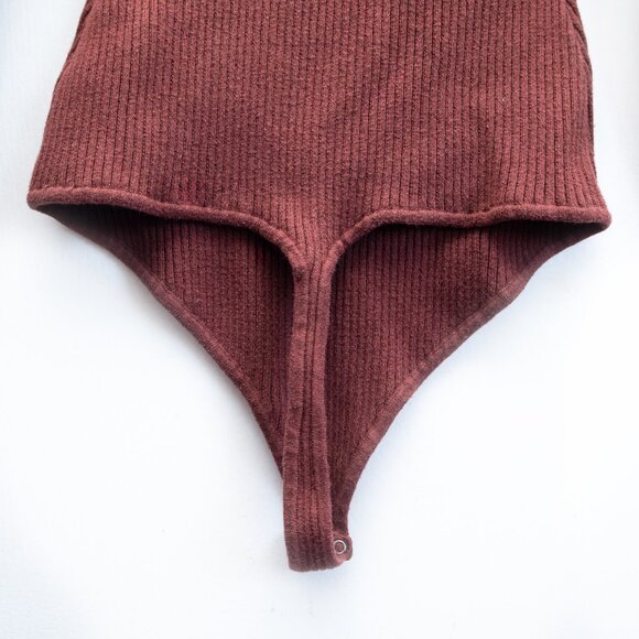 Abercrombie & Fitch Sweater Ribbed Bodysuit - Picture 7 of 7